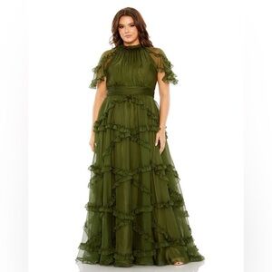 Mac Duggal 68424 High Neck Ruffle Dress
100% Authentic From Original Designer